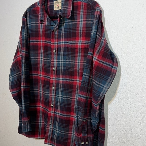 Red Head Men’s Plaid Long Sleeve Button Down Shirt Size XL - Picture 4 of 13
